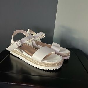 A New Day white chunky sandals